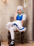 cosplay美女套图 c77 Sakuya Izayoi　白丝假发扮相(1)(55)